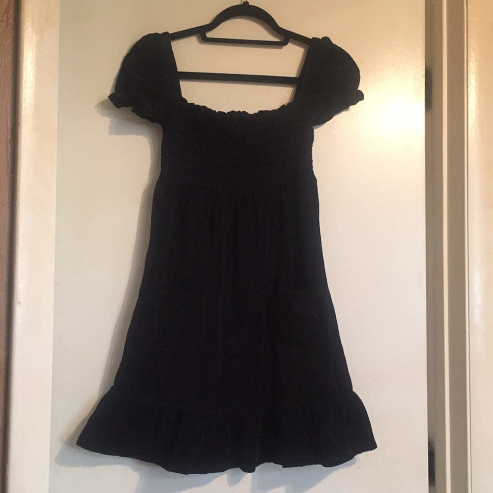 Juicy Couture Black Terrycloth Swim Coverup/Dress